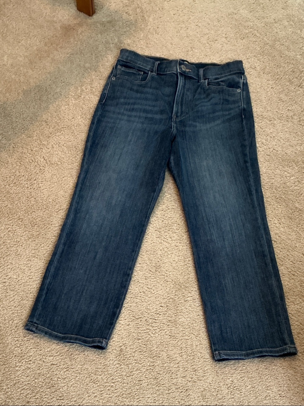 Express Men's Dark Blue Straight Jeans